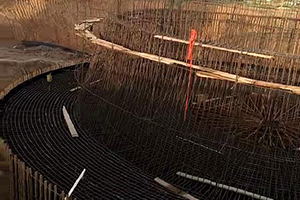 西双版纳砼烟囱新建施工现场